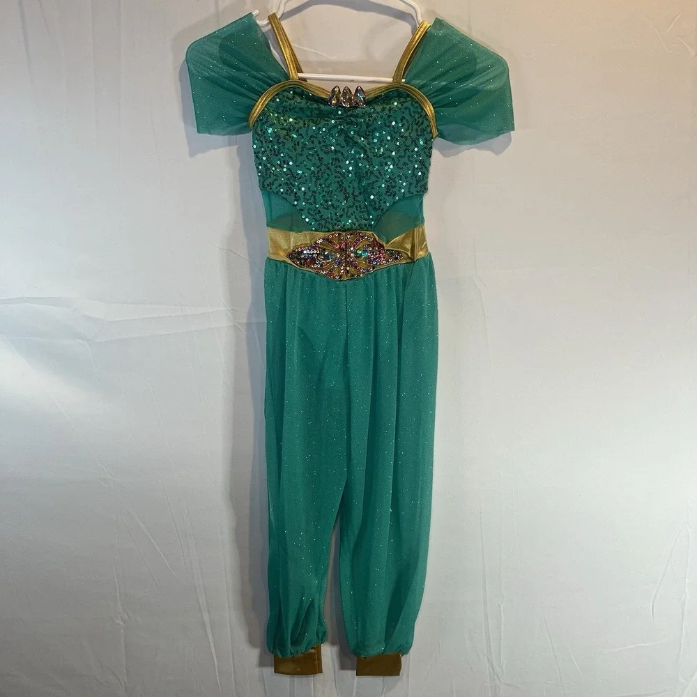 Weissman Genie In A Bottle Princess Costume Once Size SC Small Child‎ Aladdin